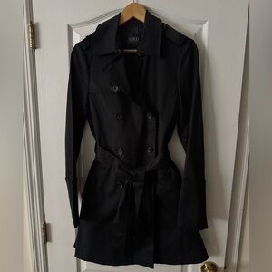Bird by Juicy Couture  Women's Black Trench Coat